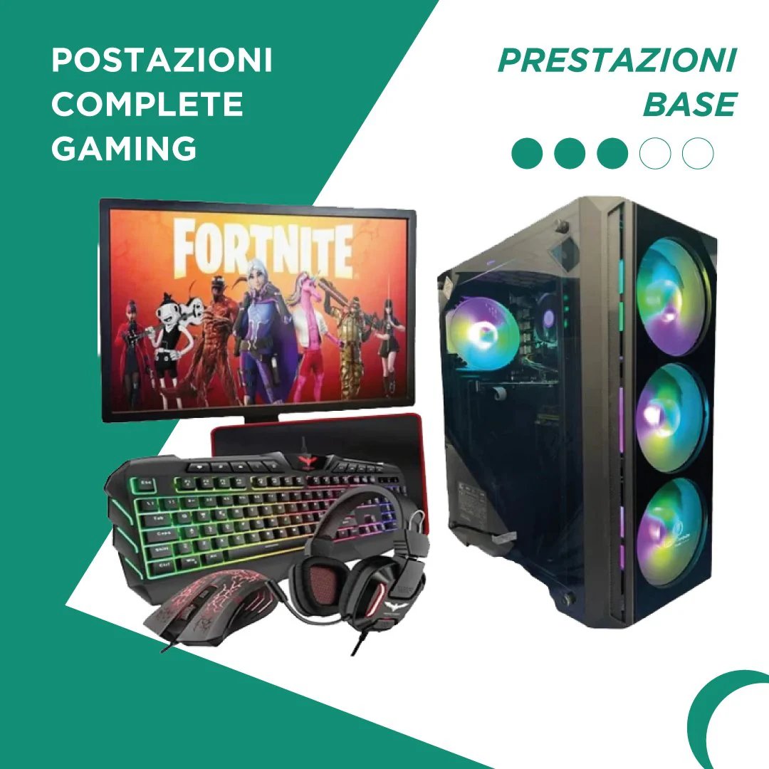 POSTAZIONI COMPLETE GAMING PRESTAZIONI BASE