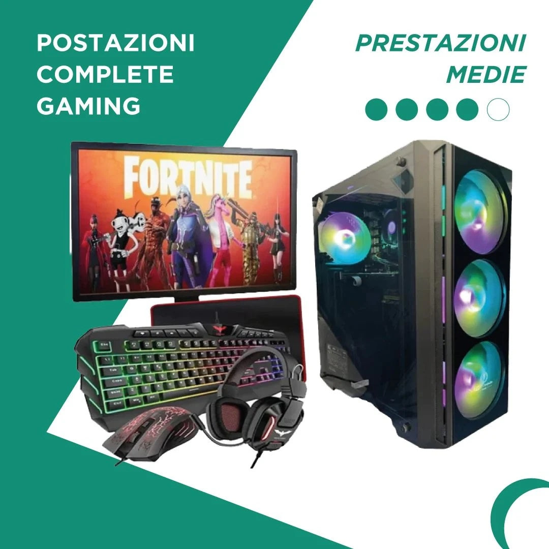 POSTAZIONI COMPLETE GAMING PRESTAZIONI MEDIE