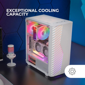 Computer Gaming DISCOVERY con case FALCON, vista aggiuntiva 1