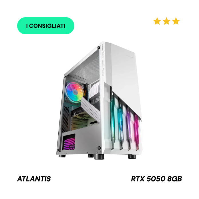 "ATLANTIS" Computer Gaming I7 - RAM 32GB - SSD 1 TB - RTX 5050 8GB GDDR7