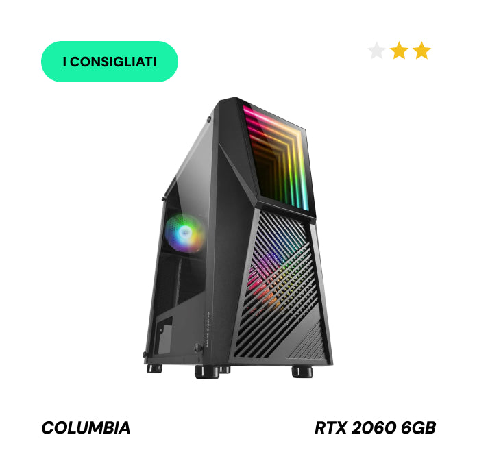 "COLUMBIA" Computer Gaming - RAM 32GB - SSD 1 TB - RTX 2060 6GB GDDR5