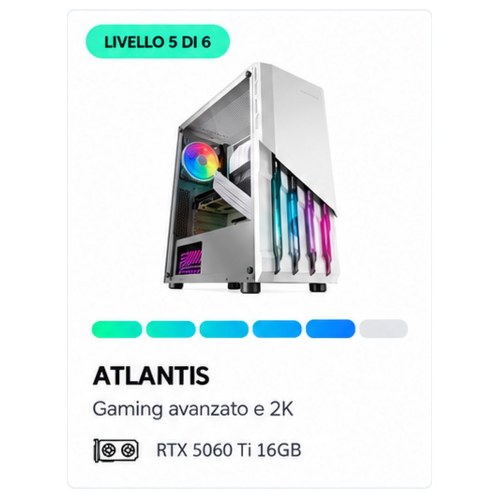 ATLANTIS – Livello 5 di 6, RTX 5060 Ti 16GB
