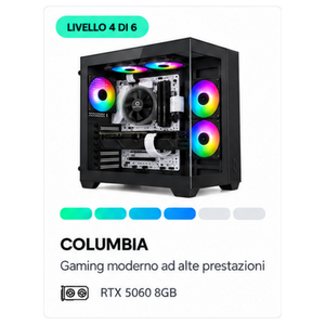 COLUMBIA – Livello 4 di 6, RTX 5060 8GB