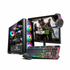Computer Completo Gaming EAGLE con case nero, monitor, cuffie, tastiera e mouse