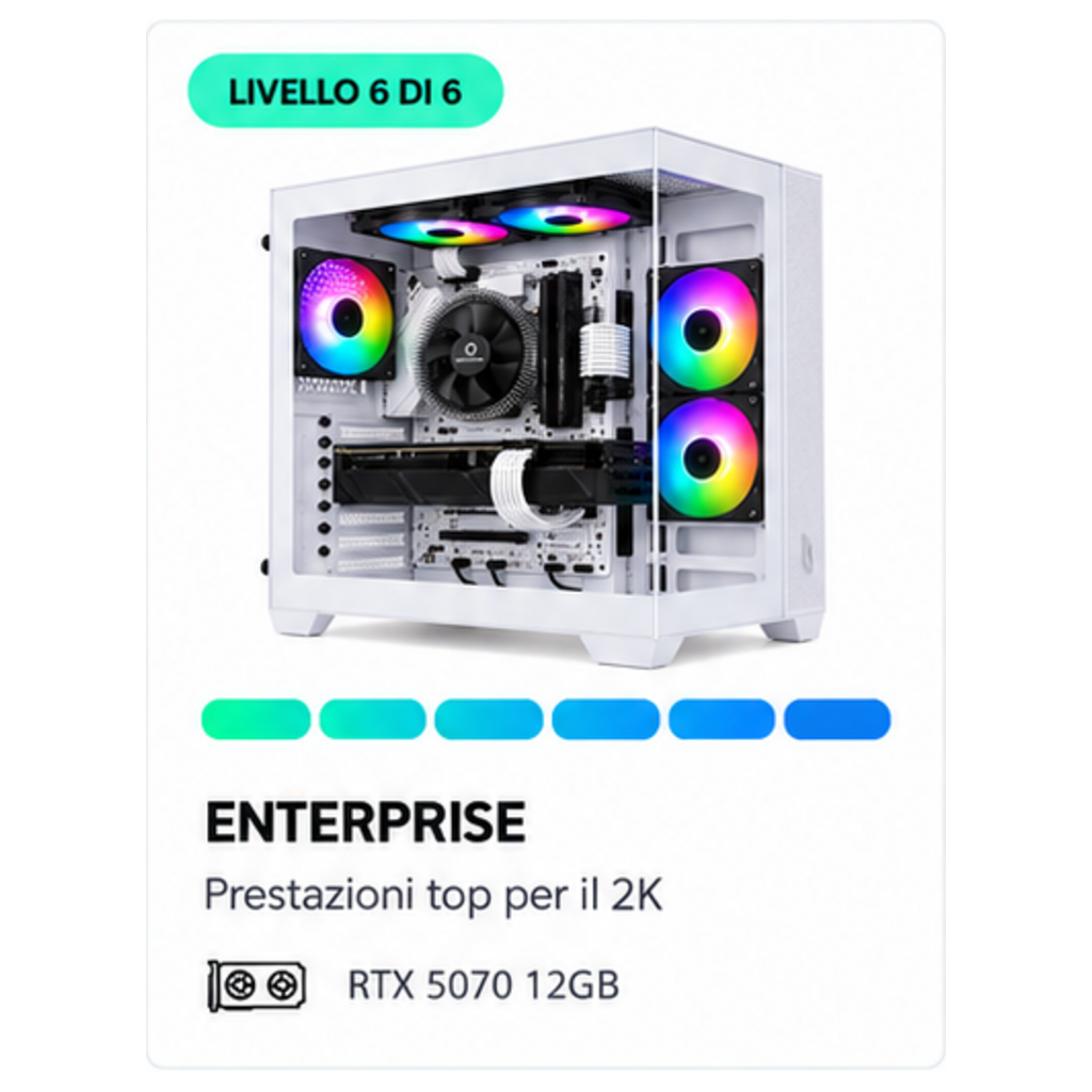 ENTERPRISE – Livello 6 di 6, RTX 5070 12GB