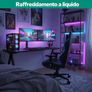 Computer gaming Outlet Computer con raffreddamento a liquido