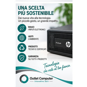 PC ricondizionato HP G1 SFF - scelta sostenibile